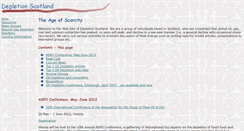 Desktop Screenshot of depletion-scotland.org.uk