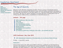 Tablet Screenshot of depletion-scotland.org.uk